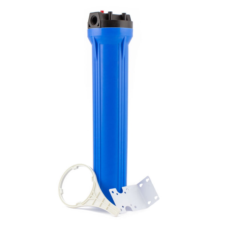 SUPERPURE Blue 20 inch Housing with 3/4 inch Ports SUPERPURE Blue 20 inch Housing with 3/4 inch Ports