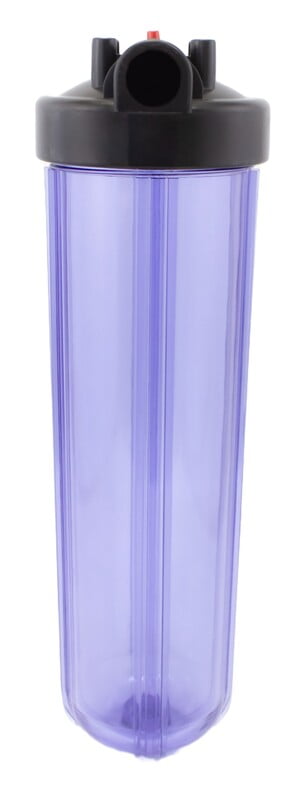 SUPERPURE Clear Big Blue 20inch Housing with 1inch Ports SUPERPURE Clear Big Blue 20inch Housing with 1inch Ports