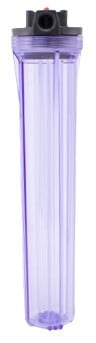 20 Inch Standard Housing 3/4" port - Clear 20 Inch Standard Housing 3/4" port - Clear
