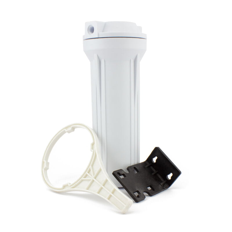 SUPERPURE White 10 inch Housing with 1/4 inch Ports SUPERPURE White 10 inch Housing with 1/4 inch Ports