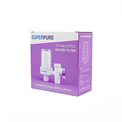 SUPERPURE Basics White Tap-Mounted Filter SUPERPURE Basics White Tap-Mounted Filter