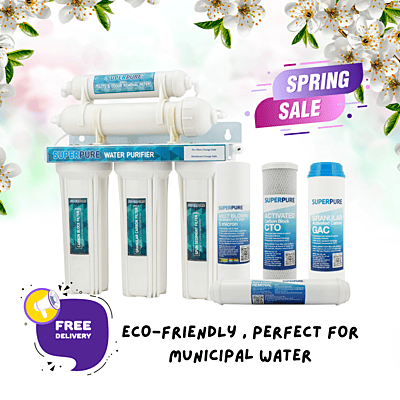 SUPERPURE 5-Stage UF Ultra Filter System with Additional Replacement Pre-Filter Set