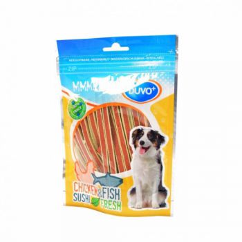 DUVO MMMEATZ CHICKEN SUSHI STRIPS 100 G :(DOG TREAT) DUVO MMMEATZ CHICKEN SUSHI STRIPS 100 G :(DOG TREAT)
