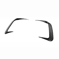 BMW G22/G23 4 Series Carbon Fiber Rear Bumper Trims (2021–2023)