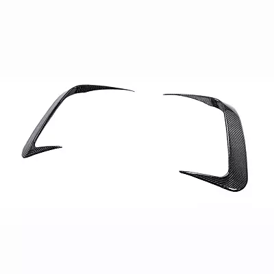 BMW G22/G23 4 Series Carbon Fiber Rear Bumper Trims (2021–2023)