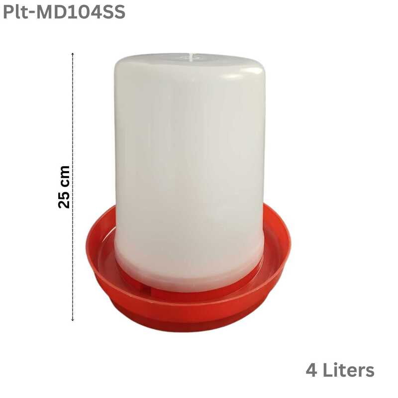 Salem Manual Drinker 4 Liter Short Chicken