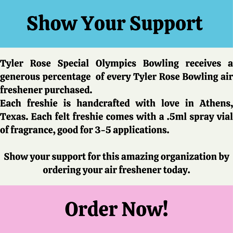Custom Square Air Freshener – Tyler Rose Special Olympics Bowling Fundraiser Custom Square Air Freshener – Tyler Rose Special Olympics Bowling Fundraiser