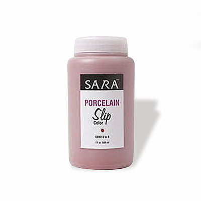 Sara Porcelain Slip Red Sara Porcelain Slip Red