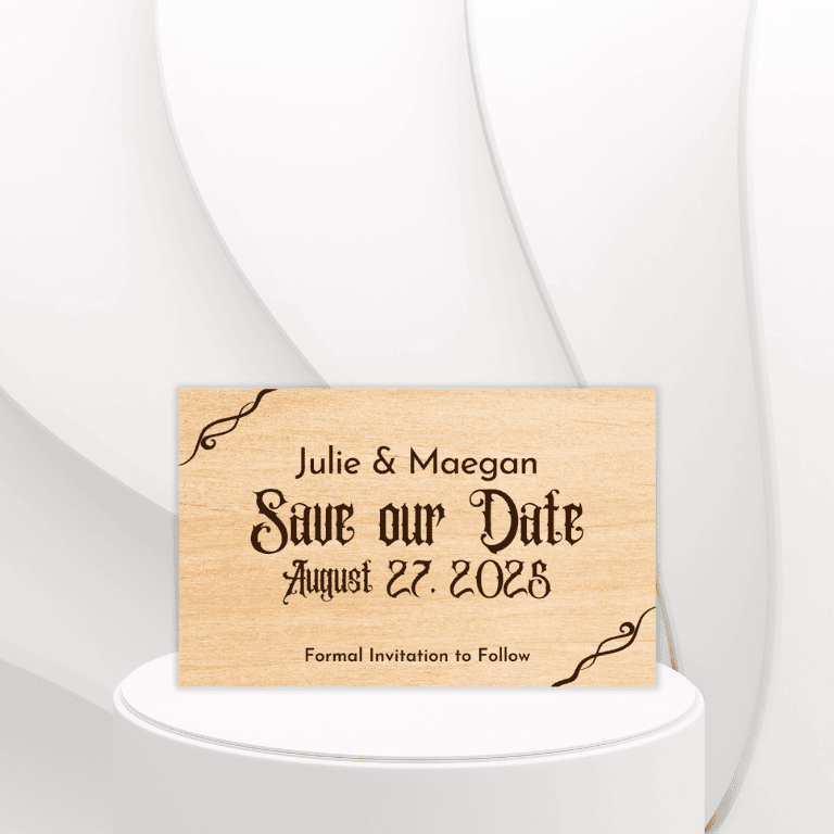 Save Our Date Card, Set of 16