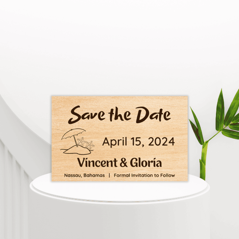 Destination Save the Date Cards, Set of 16