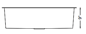 Large Single Bowl - 18g, HZ Series, Zero Radius Large Single Bowl - 18g, HZ Series, Zero Radius