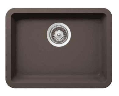 Medium Single Bowl Undermount Only Granite Composite - Brown Medium Single Bowl Undermount Only Granite Composite - Brown