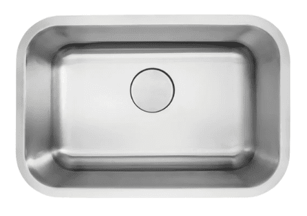 Large Single Bowl - 18g, H Series, 25" Large Single Bowl - 18g, H Series, 25"