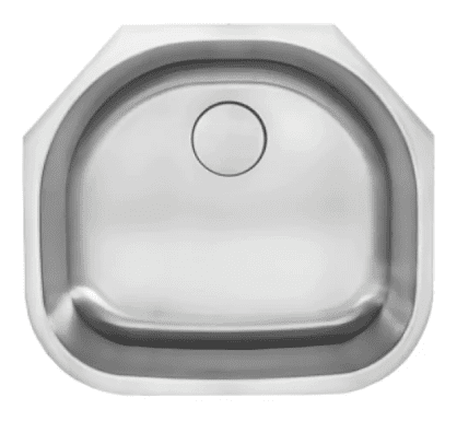 Single Bar Bowl, D-Shaped-18g, H Series Single Bar Bowl, D-Shaped-18g, H Series