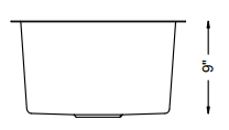 Single Bar Bowl - 18g HZ Series, Nested