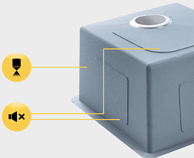 Single Bar Bowl -18g HZ Series, Zero Radius Single Bar Bowl -18g HZ Series, Zero Radius