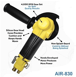Alpha 830 Pneumatic Polisher 5/8"-11 Alpha 830 Pneumatic Polisher 5/8"-11