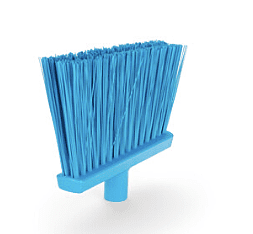 Broom, Angle Cut, 11.4" Extra stiff, Blue Broom, Angle Cut, 11.4" Extra stiff, Blue