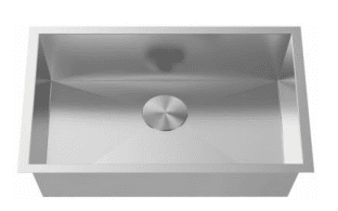 Large Single Bowl - 18g, HZR Series, ADA Sink - 809934 Large Single Bowl - 18g, HZR Series, ADA Sink - 809934