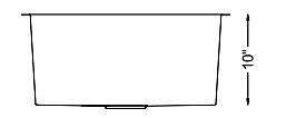 Medium Single Bowl - 16g HZR Series, Zero Radius - 703203 Medium Single Bowl - 16g HZR Series, Zero Radius - 703203