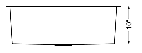 Large Single Bowl - 16g, HZR Series, True Zero Radius, 30" - 101962 Large Single Bowl - 16g, HZR Series, True Zero Radius, 30" - 101962