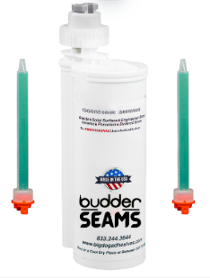 Budder Seams, No Drip UV Stable, 250mL Cartridge w/ 4 Mixing Nozzles - i-CHAMELEON