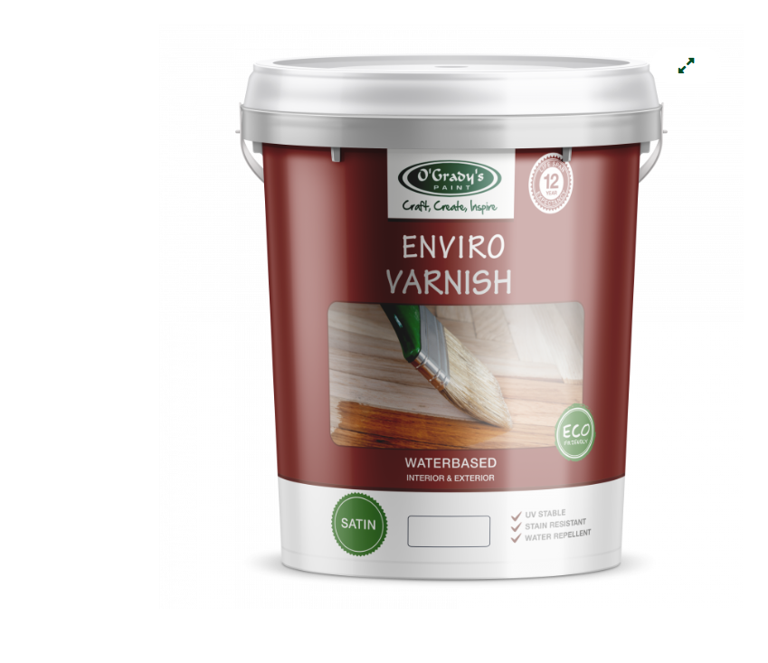 Water based varnish 5l clear