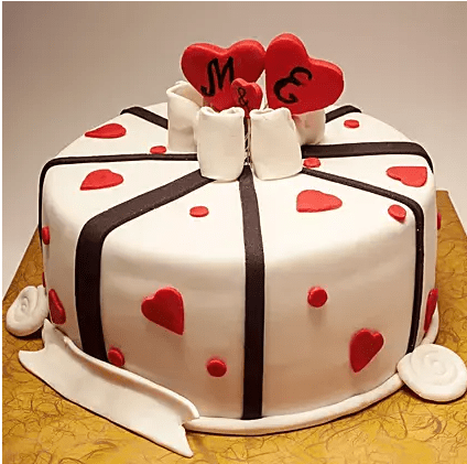 Me & You Fondant Cake Me & You Fondant Cake
