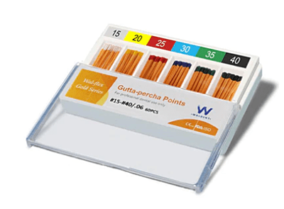 Waldent Gutta Percha Points 6% (Length Marked) Waldent Gutta Percha Points 6% (Length Marked)