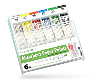 Waldent Paper Points 6% (Length Marked) Waldent Paper Points 6% (Length Marked)