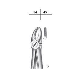 Waldent Tooth Extraction Forceps Upper Premolars, No.7 (1/102) Waldent Tooth Extraction Forceps Upper Premolars, No.7 (1/102)