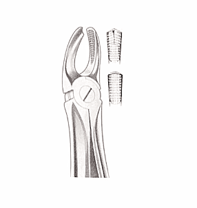 Waldent Tooth Extraction Forceps Upper Molars Right, No.17 (1/104) Waldent Tooth Extraction Forceps Upper Molars Right, No.17 (1/104)