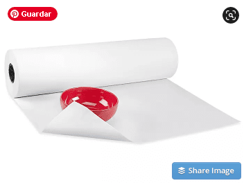 Rollo de Papel de China - 36", Blanco Rollo de Papel de China - 36", Blanco