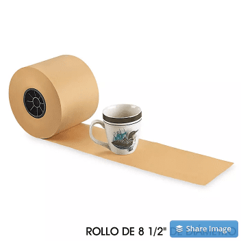 Rollo de Papel Kraft de 30 lb - 6" x 1200' Rollo de Papel Kraft de 30 lb - 6" x 1200'