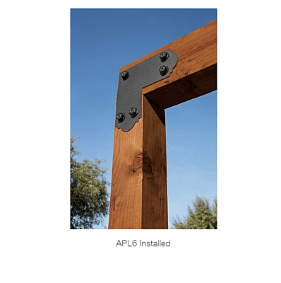Simpson Strong-Tie Outdoor Accents - ORNAMENTAL L Strap - PC Over ZMAX Simpson Strong-Tie Outdoor Accents - ORNAMENTAL L Strap - PC Over ZMAX