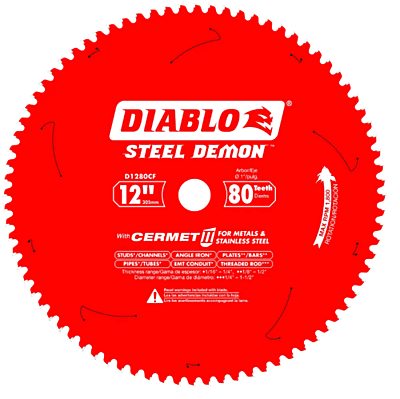 Diablo Steel Cutting Saw Blade For Thin Metal Diablo Steel Cutting Saw Blade For Thin Metal