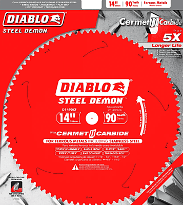 Diablo Steel Cutting Saw Blade For Thin Metal Diablo Steel Cutting Saw Blade For Thin Metal