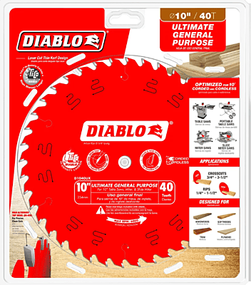 Diablo Wood Cutting Ultimate General Purpose Saw Blade Diablo Wood Cutting Ultimate General Purpose Saw Blade
