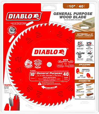 Diablo Wood Cutting General Purpose Saw Blade