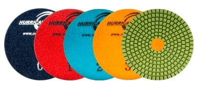 Hurricane 3 Step Wet Polishing Pad - Step 2 Hurricane 3 Step Wet Polishing Pad - Step 2