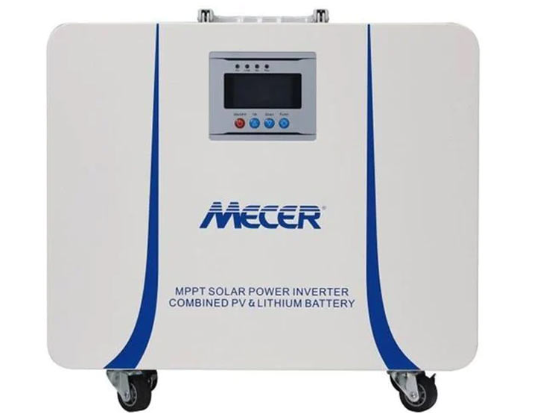 Mecer 1KW 25.6V 50Ah Lithium Battery Mobile Trolley Inverter