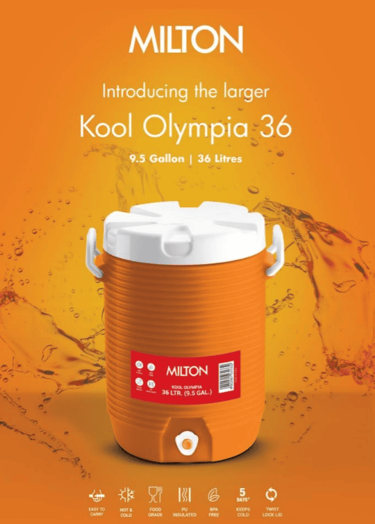 Water Cooler 10Gallon Milton Kool Olympia