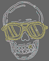 Gold Tooth Skull Top Gold Tooth Skull Top