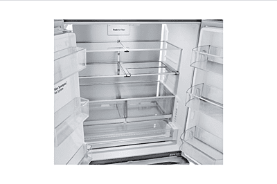 LG French Door Refrigerator, 36 inch Width, ENERGY STAR Certified, Counter Depth, 26 cu. ft. Capacity, Stainless Steel colour Dual Ice Maker, Craft Ice, Air Filter, Cool Guard, UVnano