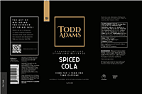 Todd Adams Spiced Cola - 16 oz Infused Beverage | Case of 24 Todd Adams Spiced Cola - 16 oz Infused Beverage | Case of 24