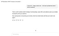 AI SWOT Assistant AI SWOT Assistant