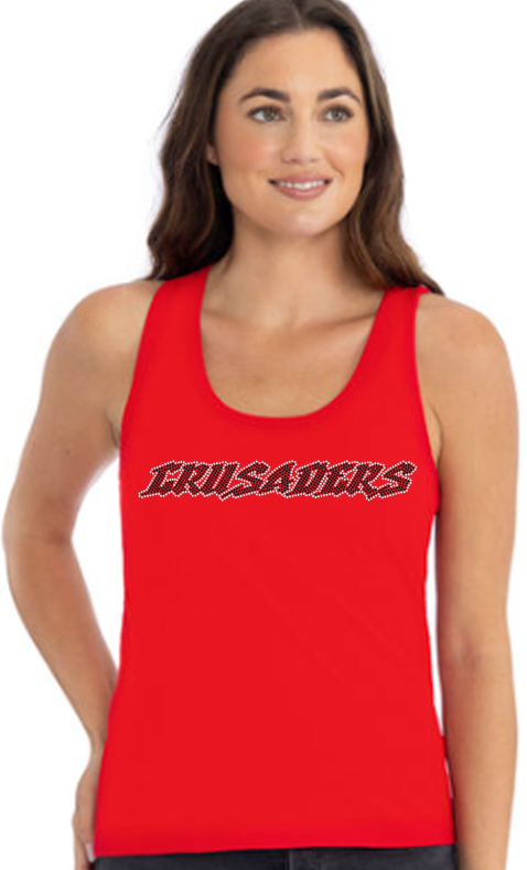 Crusaders Ladies Rhinestone Tank