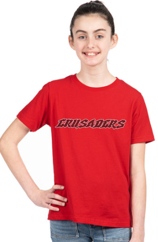 Crusaders YOUTH Unisex Rhinestone Tee