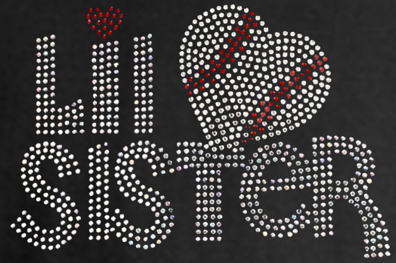 Lil' Sister YOUTH Rhinestone Tee Lil' Sister YOUTH Rhinestone Tee