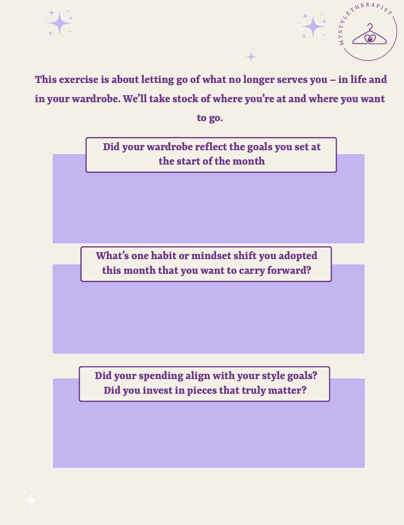 My Style Therapy Digital Journall